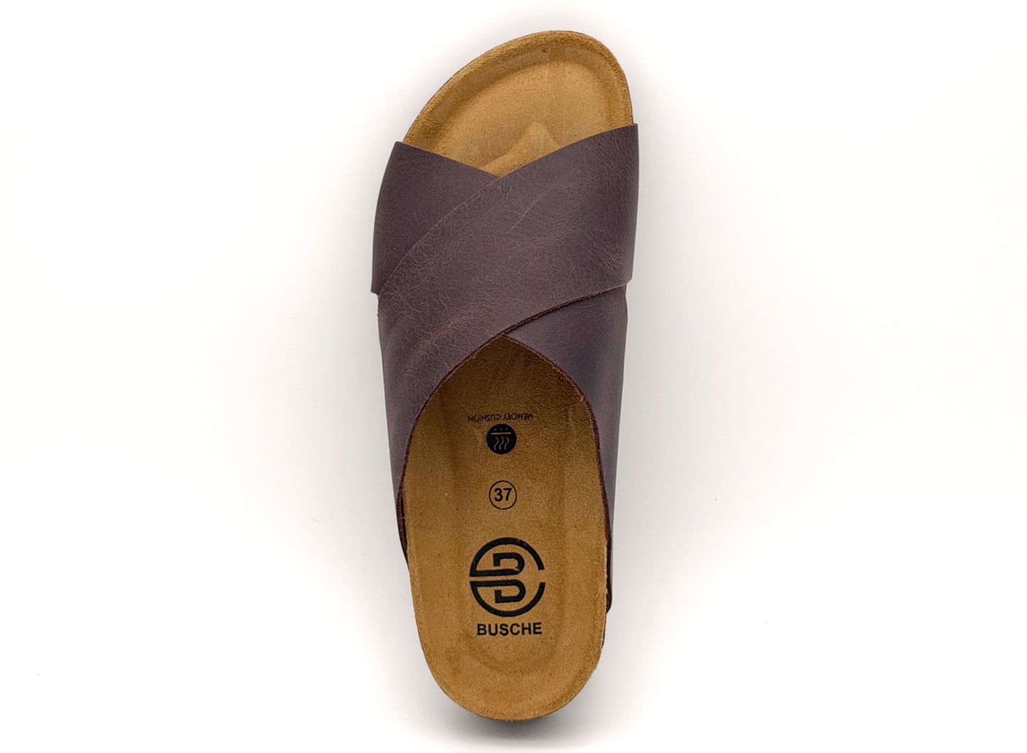 Busche Menorca Fussbett Slipper coffee