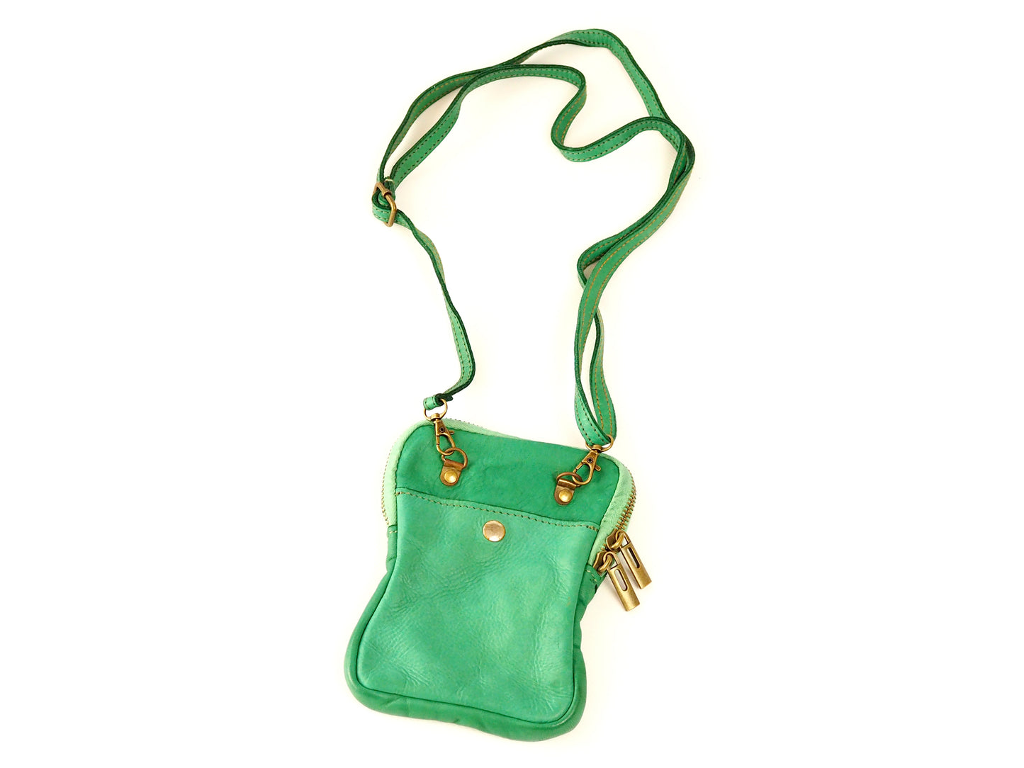 Umhängetasche Petite Tresse Green