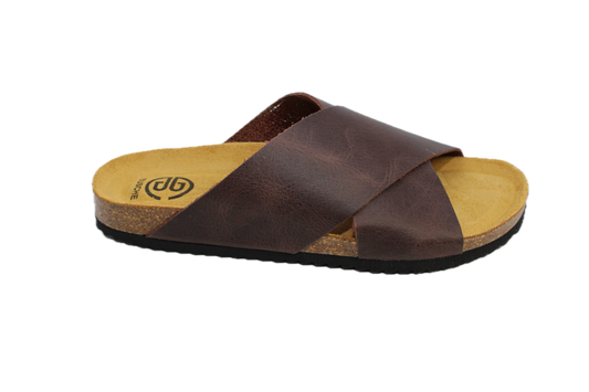 Busche Menorca Fussbett Slipper coffee