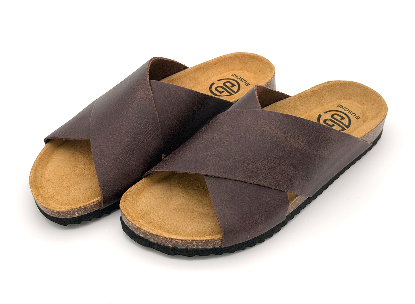 Busche Menorca Fussbett Slipper coffee