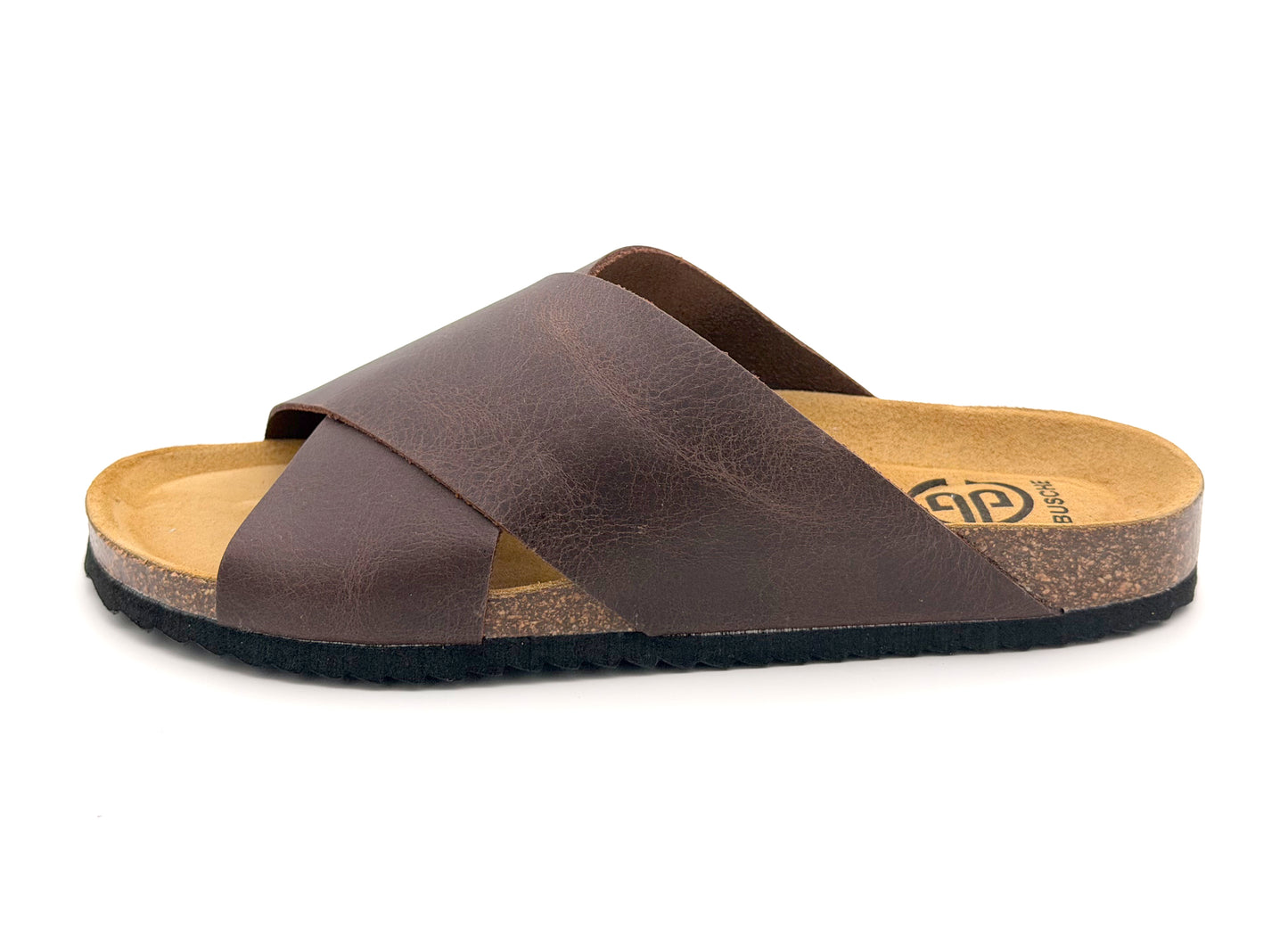 Busche Menorca Fussbett Slipper coffee