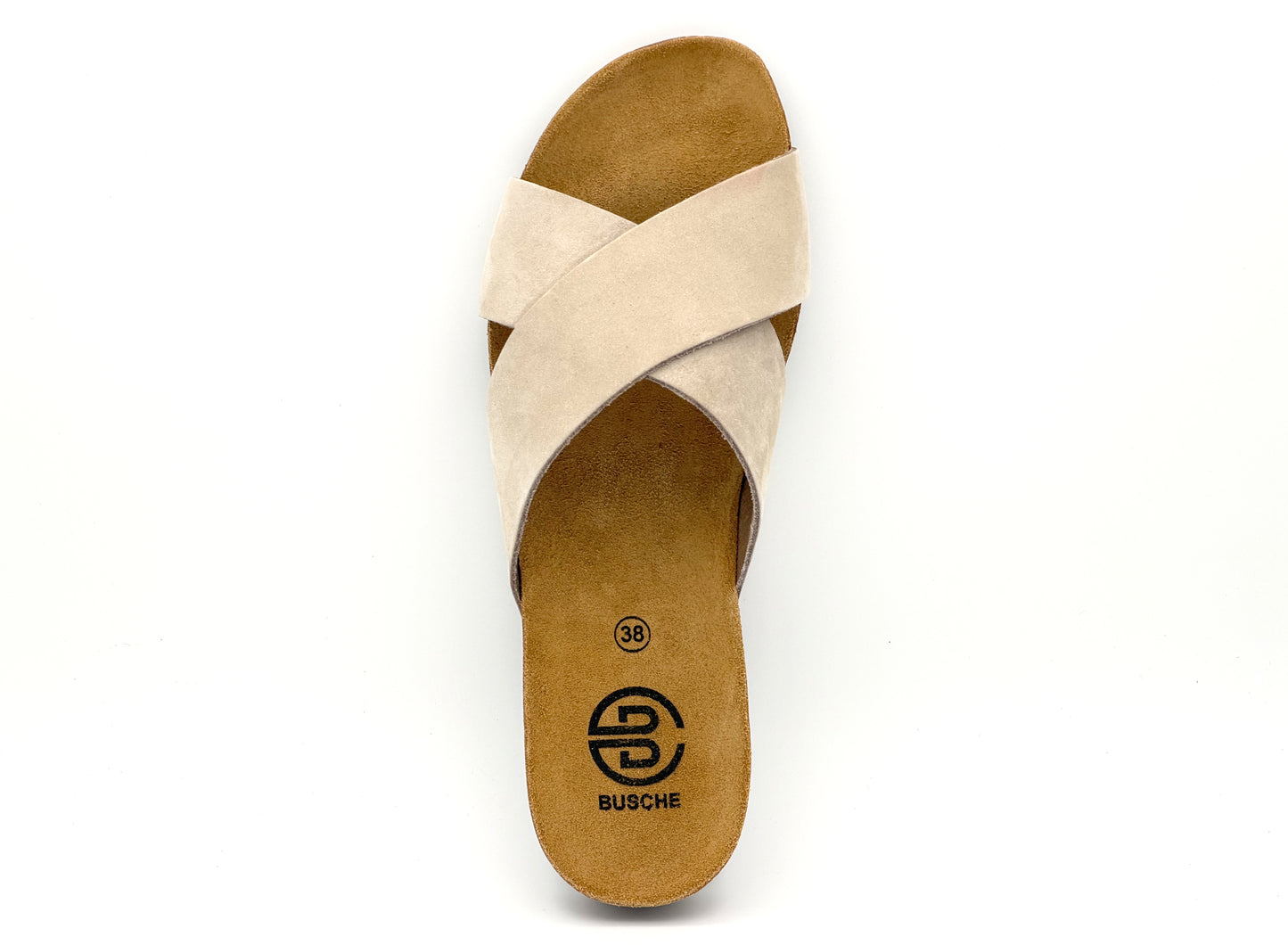 Busche Tropez Sandale nocciola beige