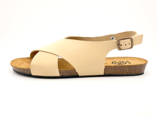 Busche Almeira Slingback Sandale sinai beige