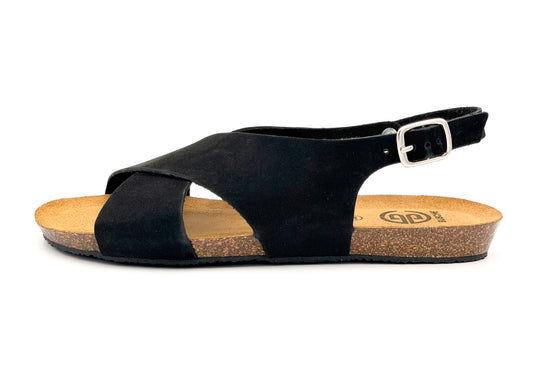 Busche Almeira Slingback Sandale negro