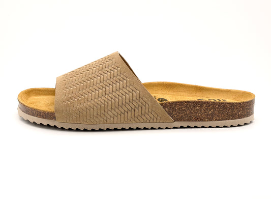 Busche Capri Poolslide embossed nude