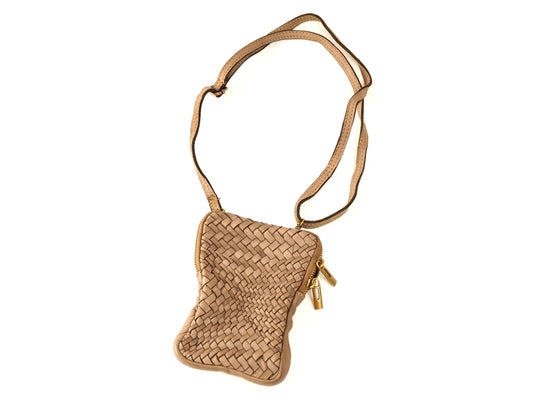 Umhängetasche Petite Tresse beige