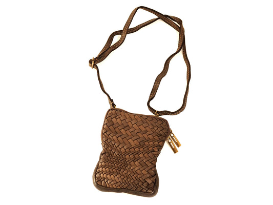 Umhängetasche Petite Tresse Dark Brown